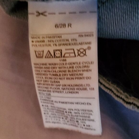 Gap Legging Skimmer Distressed Pant - Picture 8 of 8